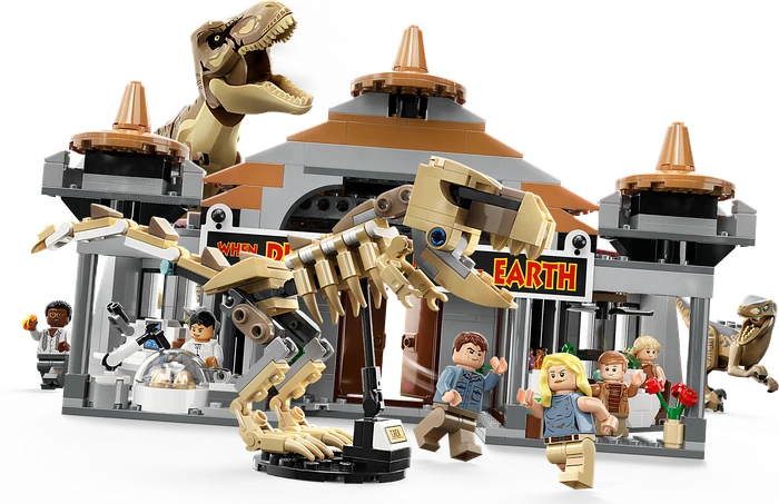 LEGO Jurassic World - Angriff des T. rex und des Raptors aufs Besucherzentrum