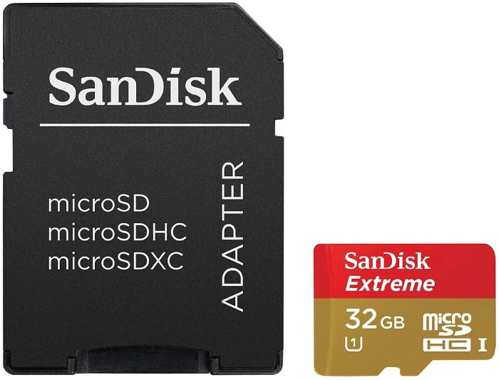 SanDisk Extreme, microSD UHS-I U1/U3, Rev-L