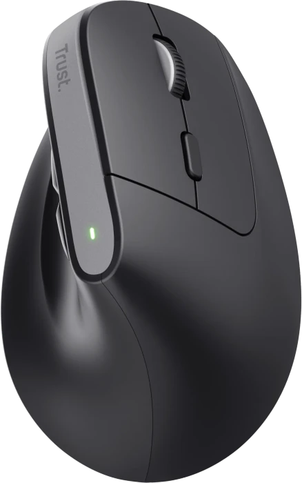 Trust BAYO+ Ergonomic Wireless BT Mouse Black - Black