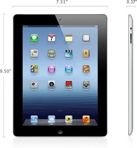 Apple iPad 3, White, 32GB, LTE