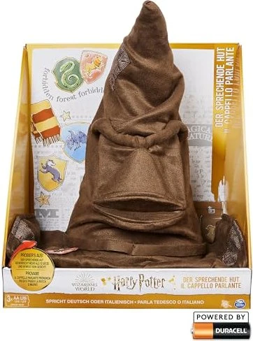 Spin Master Wizarding World Harry Potter Interaktiver Sprechender Hut mit Sound