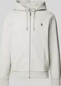 Ralph Lauren Logo-Stitching Hoodie grau (Herren)