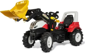 rolly toys rollyFarmtrac Steyr CVT 6300 Trettraktor mit Frontlader rot