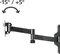 Hama TV-Wandhalterung Fullmotion 5 Sterne XS 2 Arme schwarz Vorschaubild