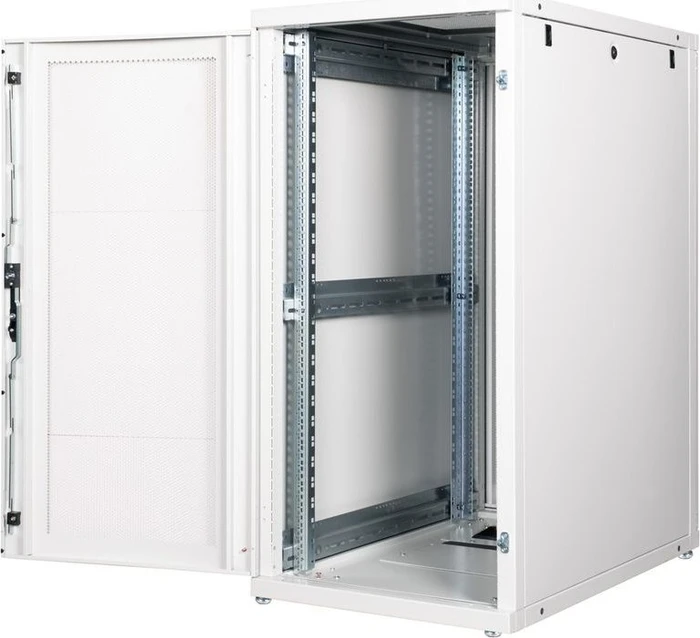 Roline / Secomp Pro Serie 19" Serverschrank 26HE, montiert, Gitternetztür, IP20, RAL 7035, 1000mm tief