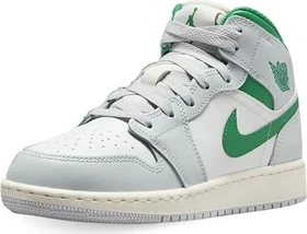 Nike Air Jordan 1 Mid summit white/pure platinum/sail/pine green (Junior)