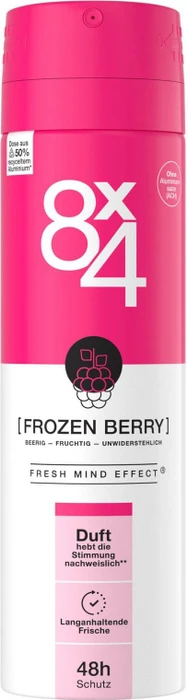 8x4 No.15 Frozen Berry Deodorant Spray, 150ml