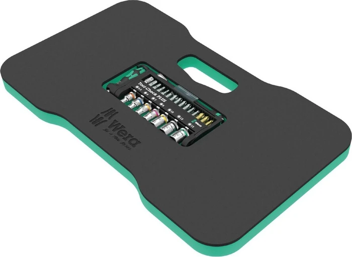 Wera Tool-Check Plus Knie- und Handschmeichler Set 1 Bitset/Steckschlüsselsatz inkl. Werkzeugbox, 39-tlg.