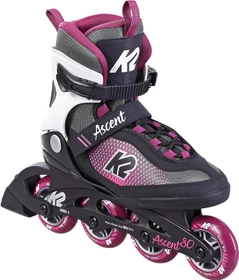 K2 Ascent 80 Inline-Skate schwarz/grau/violett (Damen)