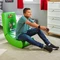 X Rocker Nintendo Super Mario Joy Collection Floor Rocker Gamingstuhl, Luigi grün Vorschaubild