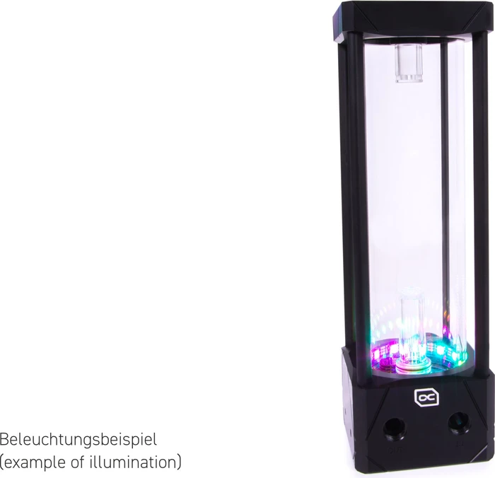 Alphacool Eisbecher Aurora D5 250mm Acetal/Glas inkl. VPP Apex D5