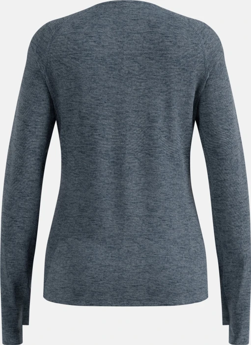 Odlo X-Alp Performance Wool 115 Laufshirt langarm reflecting pond melange (Damen)