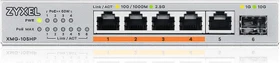 Zyxel XMG-105HP Desktop 2.5G Switch, 5x RJ-45, 1x SFP+, 70W PoE++ (XMG-105HP-EU0101F)