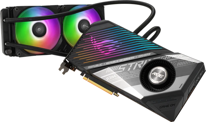 ASUS ROG Strix LC Radeon RX 6950 XT OC, ROG-STRIX-LC-RX6950XT-O16G-GAMING, 16GB GDDR6, HDMI, USB-C, 2x DP