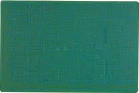 Ecobra Standard-Cutting-Mat selbstheilende Schneidematte 5-lagig, einseitig bedruckt, Sonderformat, grün