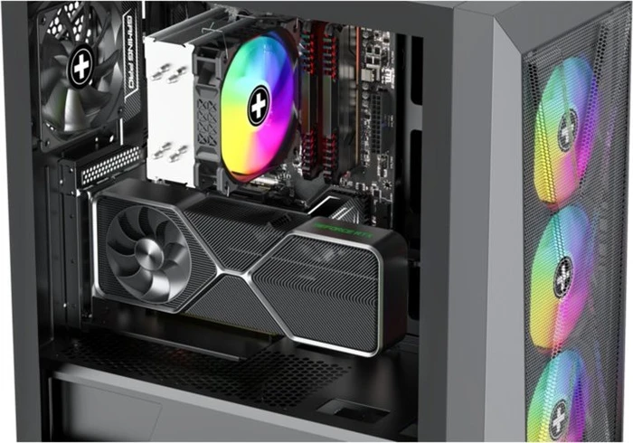 Xilence Riser Card, inkl. PCI-Slot Blende für Xilence, gewinkelt, PCIe 4.0, schwarz