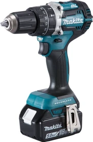 Makita DHP484T4JB Akku-Schlagbohrschrauber inkl. MAKPAC + 4 Akkus 5.0Ah