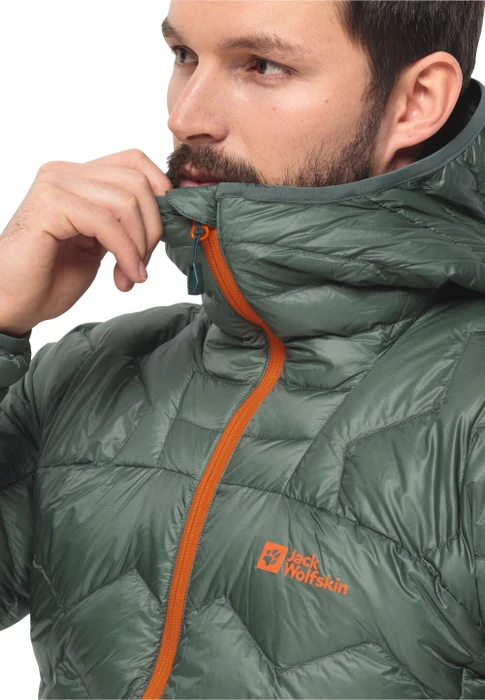 Jack Wolfskin Alpspitze Down Hoody Funktionsjacke hedge green (Herren)