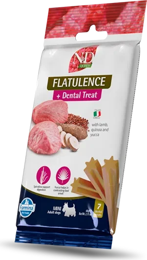 Farmina N&D Quinoa, Dental Treat Flatulence Mini, 60g