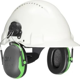 3M Peltor X5P3E Helm-Gehörschutz schwarz/grün