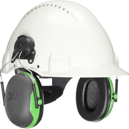 3M Peltor X5P3E Helm-Gehörschutz schwarz/grün