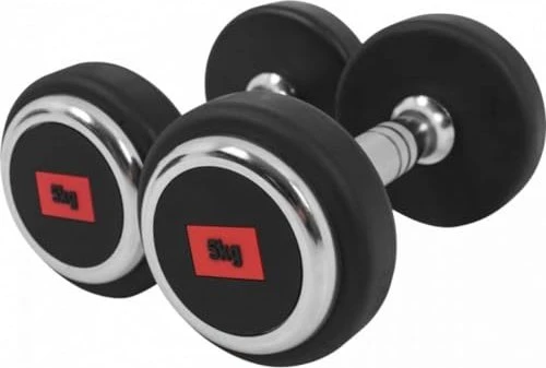 Gorilla Sports Profi Gummi Kurzhantel 10kg