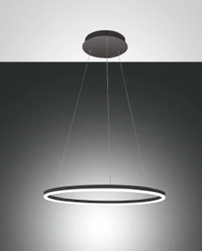Fabas Luce Giotto Hängeleuchte 60cm 1-flammig schwarz