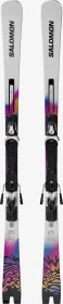 Salomon Addikt Pro 66 + MI12 GW white/race blue (inkl. Bindung) (Modell 2025/2026)