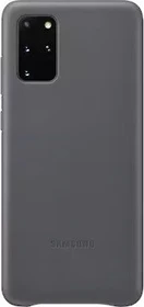 Samsung Leather Cover für Galaxy S20+ grau