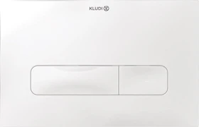 Kludi Betätigungsplatte eckig 236x152mm glossy white