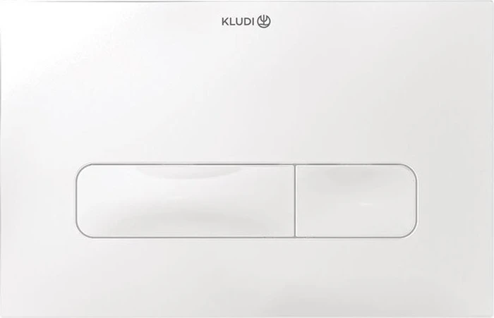 Kludi Betätigungsplatte eckig 236x152mm glossy white