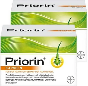 Priorin Kapseln, 540 Stück (2x 270 Stück)