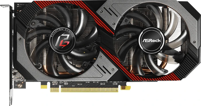 ASRock Radeon RX 5500 XT Phantom Gaming D 8G OC, RX5500XT PGD 8GO, 8GB GDDR6, HDMI, 3x DP
