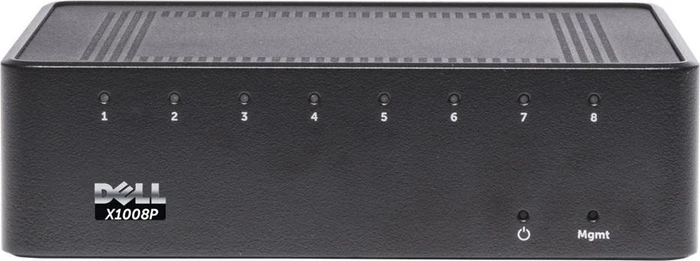 Dell X-Series Desktop Gigabit Managed Switch, 8x RJ-45, 123W PoE+ PD