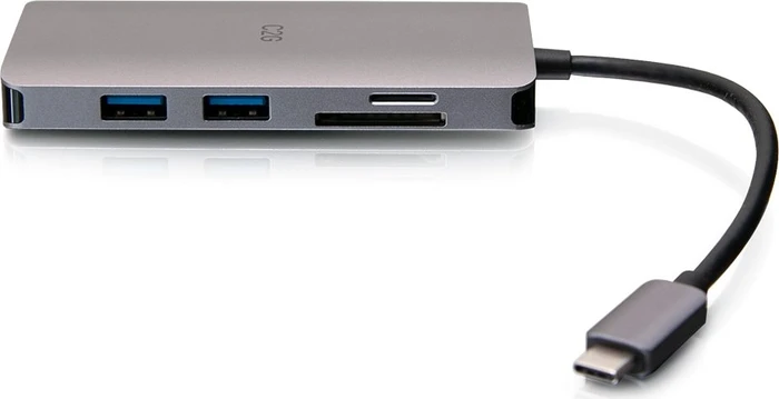 C2G USB-C 8-in-1 Mini Dock, Docking Station, 1x USB-C 3.0 [Stecker]