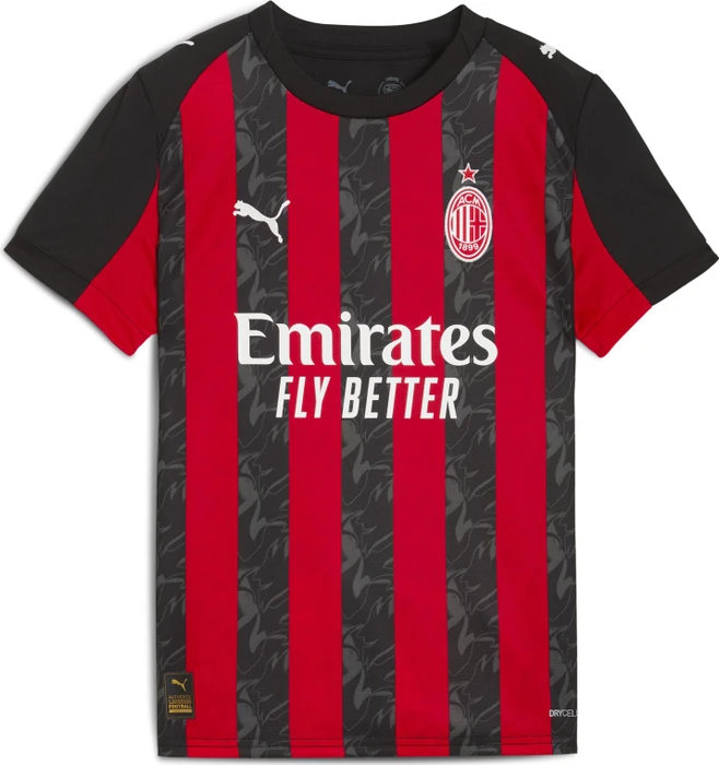 Puma AC Milan 2025/2026 Heimtrikot kurzarm for all time red/puma black (Junior)