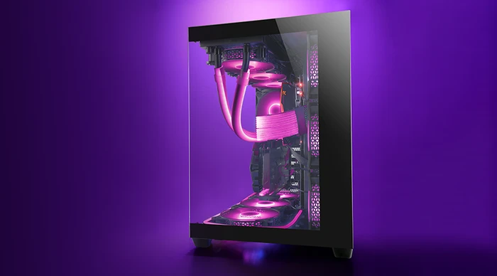 Mars Gaming MCV4 pink, Glasfenster