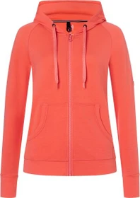 super.natural Essential Zip Hoodie living coral (Damen)