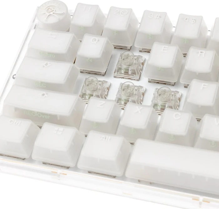Ducky One 3 Mini PBT, LEDs RGB, Aura White, Kailh Box Jellyfish Y, USB, US