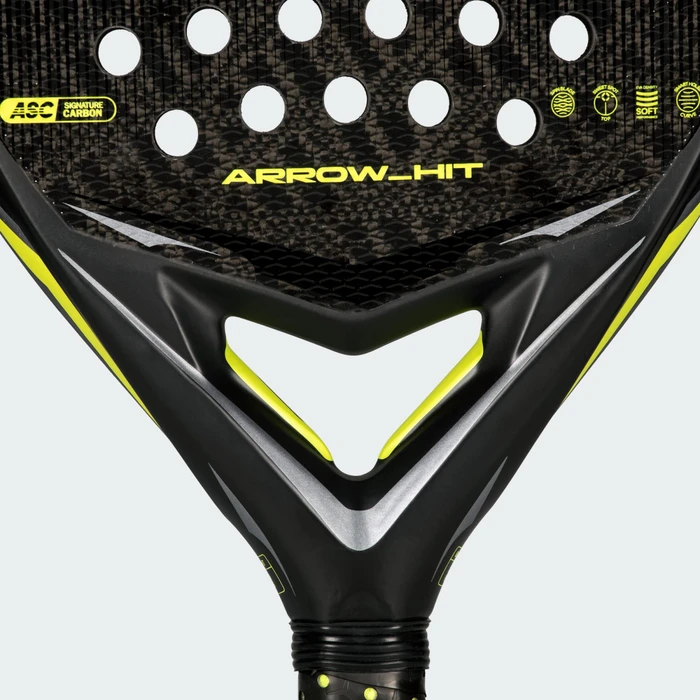 adidas Arrow Hit Padel-Tennisschläger schwarz/silber