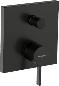 Hansgrohe Finoris Einhebel-Wannenmischer Unterputz mit integrierter Sicherungskombination nach EN1717 für iBox universal brushed black chrome