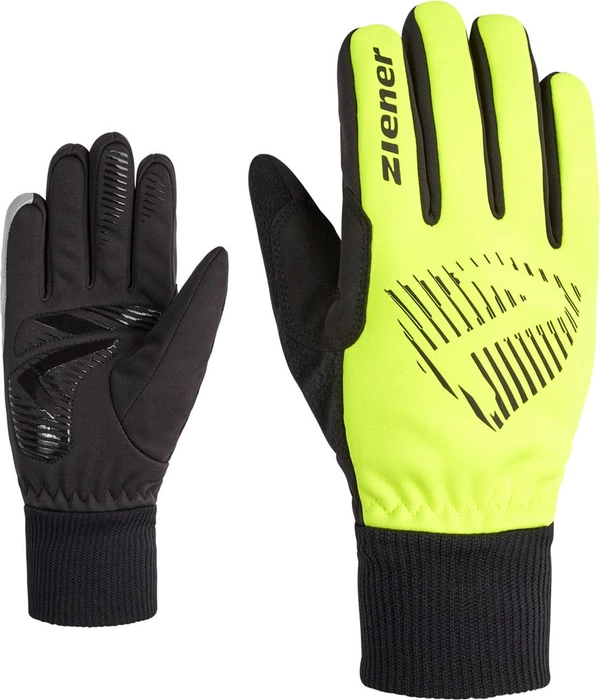 Ziener Dommi Fahrradhandschuhe poison yellow (Junior)