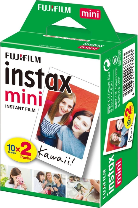 Fujifilm instax mini Sofortbildfilm weiß, 20 Aufnahmen