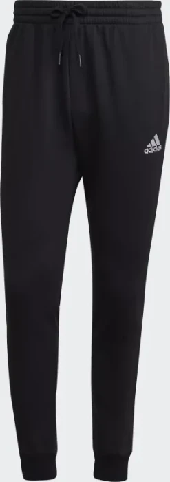 adidas Essential Fleece Tapered Trainingshose lang schwarz/weiß (Herren)