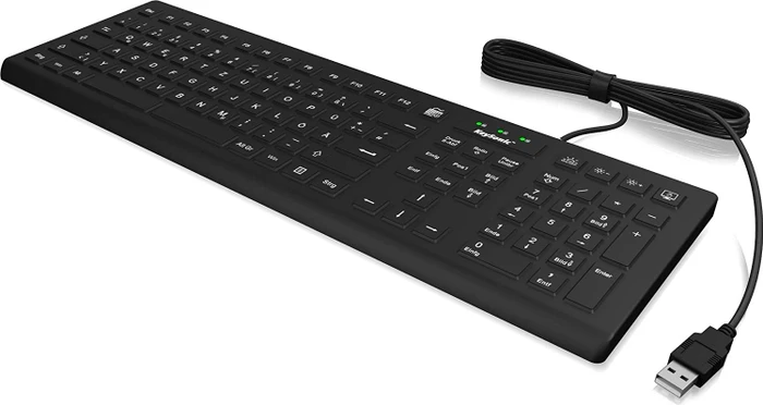 KeySonic KSK-8031 INEL-B, schwarz, USB, DE