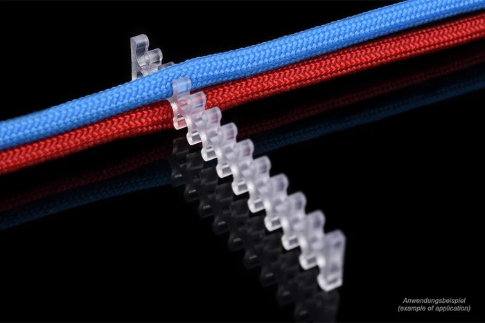 Alphacool Eiskamm X24 Kabelkamm 3mm, klar, 2er-Pack