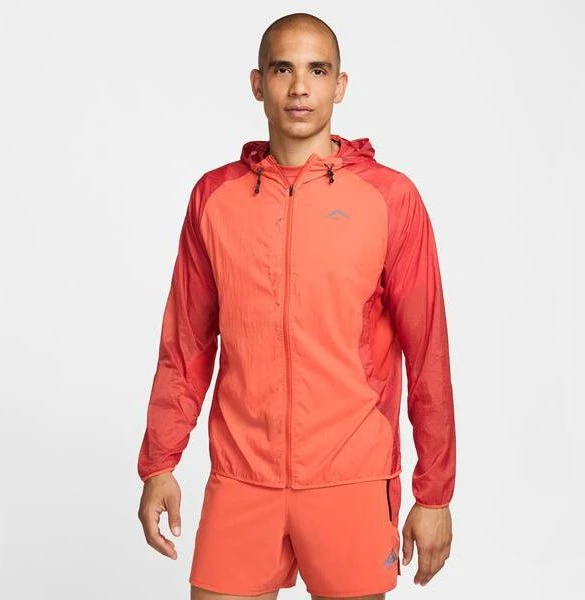 Nike Trail Aireez Laufjacke vintage coral/dragon red/black (Herren)