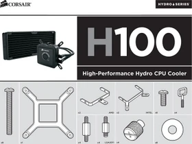 Corsair Hydro Series H60/H80/H100 Universal Bracket kit