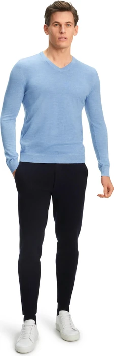 Falke Basic Apparel V-Ausschnitt Pullover azur mel. (Herren)