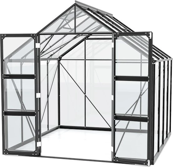 Vitavia Domus 6700 ESG 3mm Gewächshaus schwarz